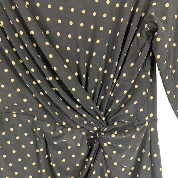 Ralph Lauren Black Polka Dot Dress size 14 - Picture 6 of 12